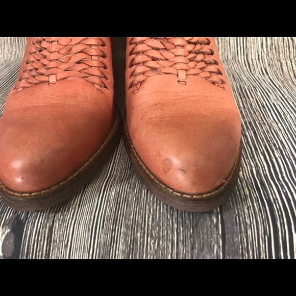 Anthropologie Latigo Leather Braided Ankle Booties - Picture 3 of 8